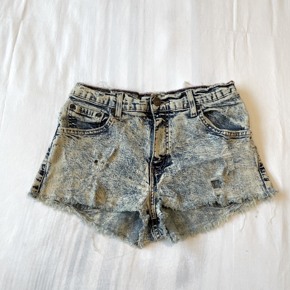 Vintage Distressed Levi High Waisted Shorts